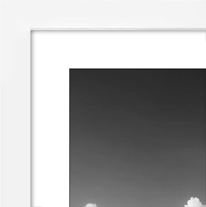 Americanflat 11x17 Picture Frame with Polished Plexiglass - Set of 5 - Use as 9x15 Frame with Mat or Display 11x17 Photo Without Mat - Galleria Collection - Picture Frames for Wall Display - White
