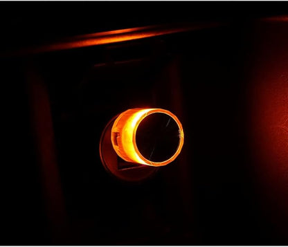 USB LED Atmosphere Light, 5V/1A 1.5W Mini USB Smart Light LED Car Interior Ambient Atmosphere Night Lamp for Cars Laptops Home Office Decoration,Yellow Light