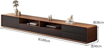 Desktop TV Station Monitor Console Shelf Desk TV Stand Cabinet Mobile TV Furniture