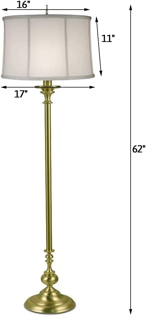 Stiffel 1320-C422 Floor Lamp - Satin Brass