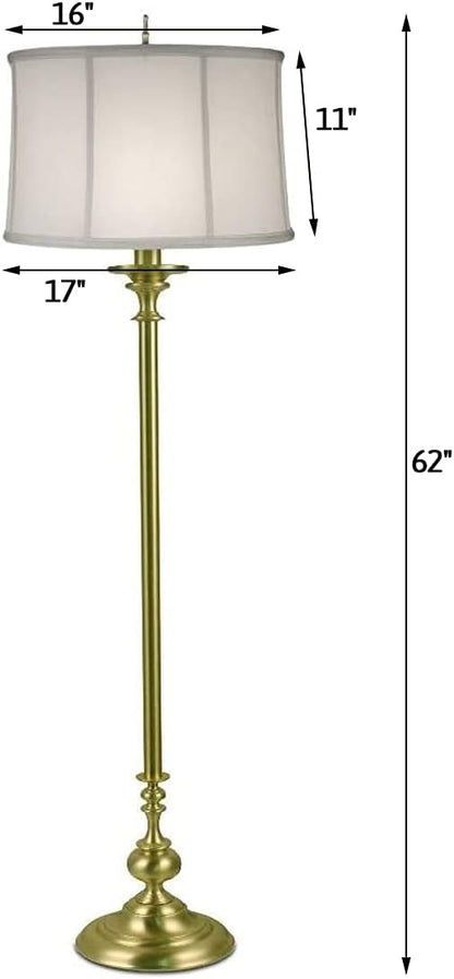 Stiffel 1320-C422 Floor Lamp - Satin Brass
