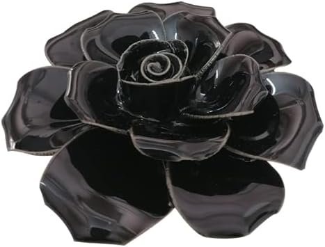 Insiswiner Wall Sculptures, Decorative 3D Art (Black)