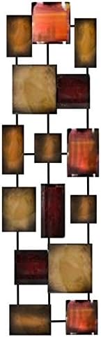 Hosley 35” Metal Wall Décor – Modern Abstract Wall Art for Living Room, Bedroom & Entryway | Elegant Hanging Sculpture for Home Décor