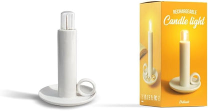 Suck UK Candle Lamp - LED Lamp - Wee Willie Winkie - Cordless Bedside Night Light - Table Lighting - Candlestick Light with Torch - Dimmable Touch Control - Rechargeable Portable Battery USB-C