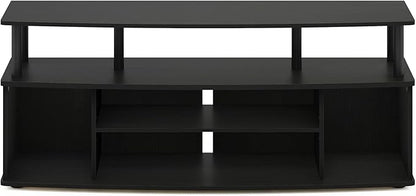 Furinno Jaya Large Entertainment Center Hold up to 55-in TV, Inches, Blackwood