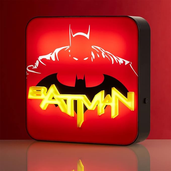 Numskull Batman Desk Lamp, Gaming Accessory for Bedroom, Home, Study, Office, Work - Official Batman Product