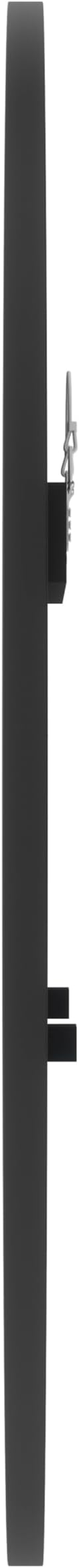 Umbra Hub Round Wall Mirror with Rubber Frame, Modern Style for Bathroom, Entryway, Living Room and More, 37-Inch, Black