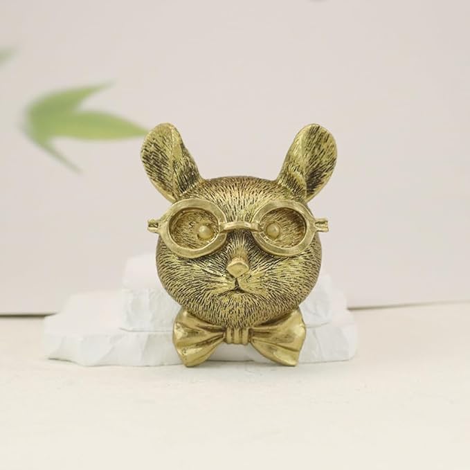 Animal Heads Wall Decor, Deer Head Wall Mount, Resin Animal Sculptures Head Wall Hanging Decoration for Family Living Room Bedroom Bathroom Kitchen Gift (Rat)