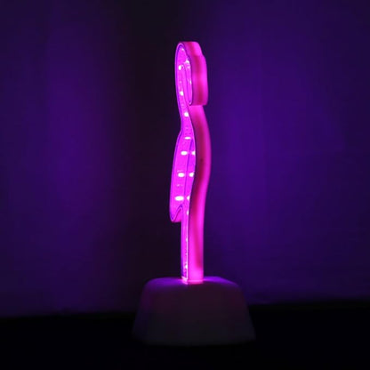 Infinite 3D Flamingo Sign Tunnel Mirror Light - Desktop Lamp, Party Home Decor, Kids Room Night Light