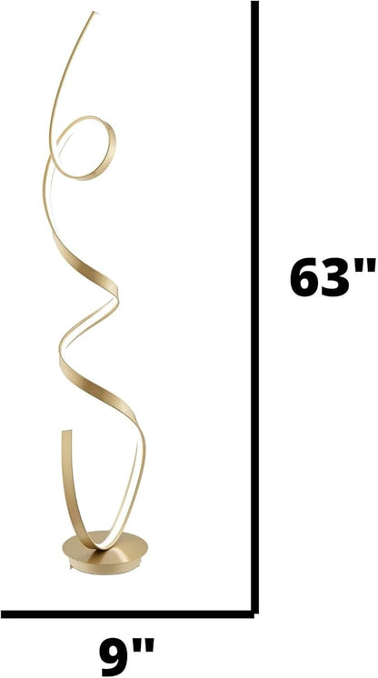Finesse Decor Amsterdam LED Floor Lamp // Gold