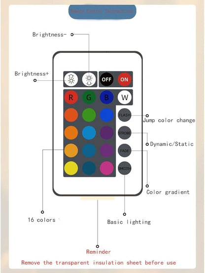 Ocean Wave Projector Light, 16 Colors Rechargeable Luminorthe Cube Lamp with Touch and Remote Control, Bringing Romance and Tranquility
