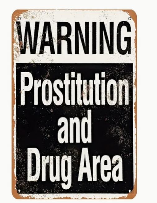 Vintage Crime Scene Sign 8x12 - Retro Police Warning Metal Plaque - Rustic Wall Decor for Movie Props, Man Cave, Bar & Garage - Waterproof Tin Sign