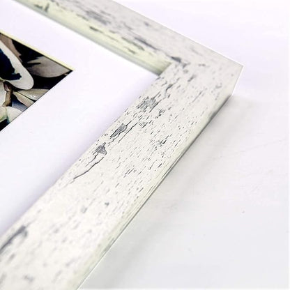 Rustic White Wooden 11x14 Picture Frame set of 3,Display 11x14 without Mat or 8x10 with Mat，Wall Gallery Photo Frames