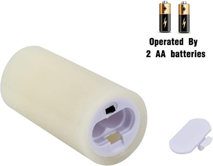 antizer Flameless Candles Led Candles Pack of 9 (H 4" 5" 6" 7" 8" 9" x D 2.2") Real Wax Battery Candles with Remote Timer for Home Fireplace Decor Wedding Festival Decor (Ivory 9 Pack)