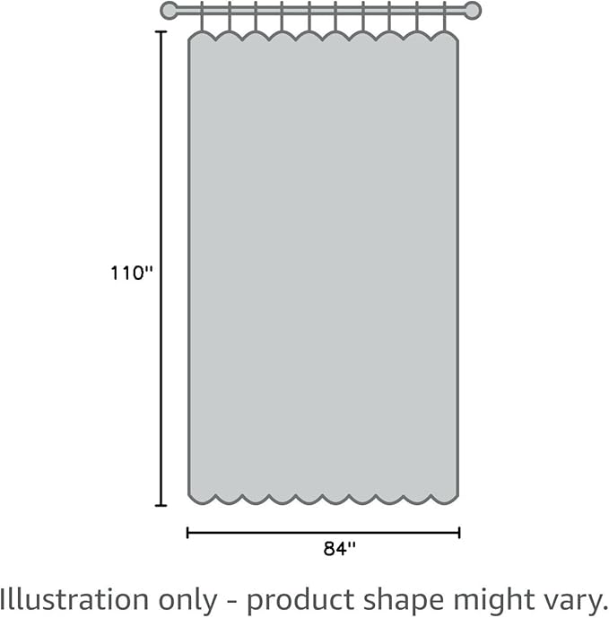 GLORY RUGS Jacquard Luxury Window 2 Panel Set Red Curtain with Attached Valance and Backing Bedroom Living Room Dining 2 Curtains 55x84 inches Each Jana