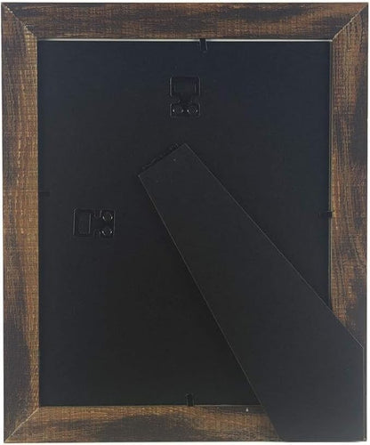 brown 5x7 Picture Frame,Display 5x7 without Mat or 4x6 with Mat