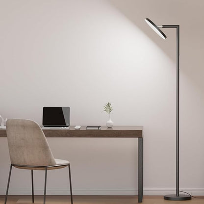 Super Bright LED Floor Lamp, Torchiere Floor Lamp with Remote & Touch Control, 4 Color Temps and 32W 3000LM, 69" Tall Standing Lamp with 350°Rotating Head, Dimmable Floor Lamps for Living Room Bedroom
