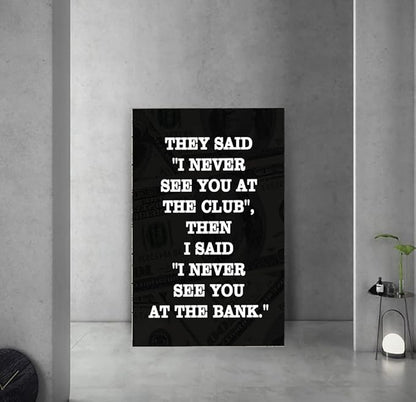 Inspirational Framed Office Wall Art Motivational Art with Positive Quotes Easy to Hang-28”Wx44”H