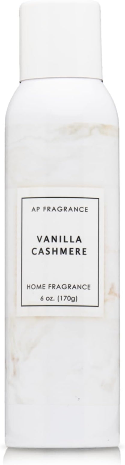 Room Fragrance Air Freshener Spray Concentrated Bathroom, Kitchen, Car, or Office Deodorizer, U.S.- Made by AP Fragrance (Vanilla Cashmere)