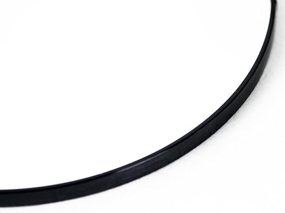 YCHMIR Small Round Wall Mirror,Bathroom Mirror (Black, 11.8 in.)