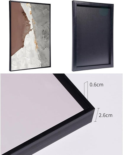 Wall Art Set of 3 Frames Canvas Wall art Decor Abstract Minimalism Natural Style Art Mural Posters & Prints, large Size Wall Art Aesthetics Living room Bedroom Kitchen Office (24 "X 16" X 3 pieces)