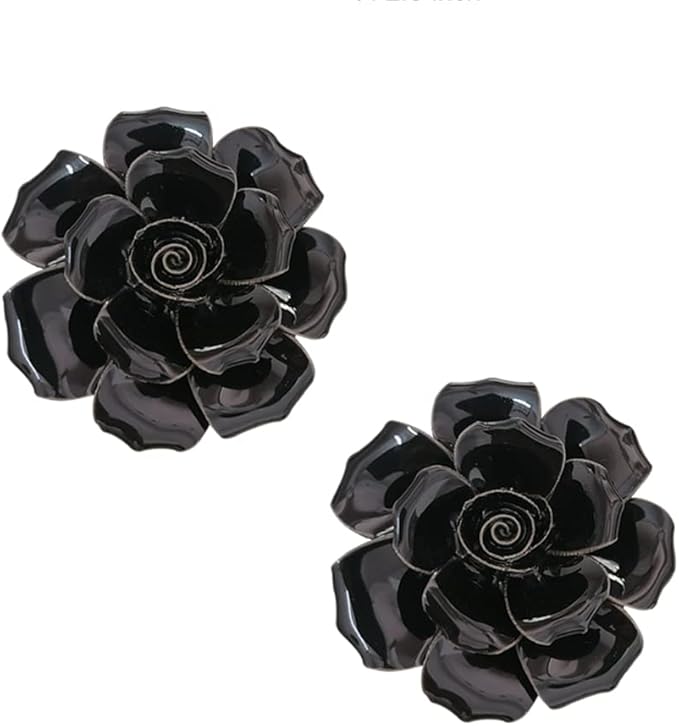 Insiswiner Wall Sculptures, Decorative 3D Art (Black)