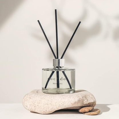 COCODOR Signature Reed Diffuser Set/Lemon Eucalyptus / 6.7oz /1 Pack/Home Fragrance Diffuser, Oil Scent Diffuser for Bathroom Shelf Decor