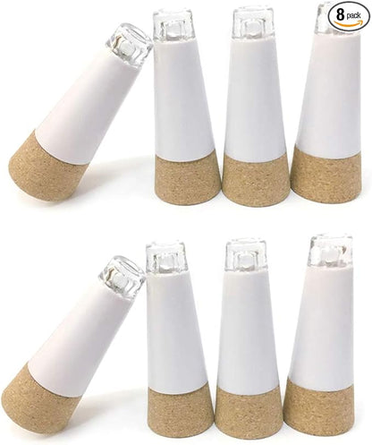 Pack of 8 USB Rechargeable Bottle Light Cork Light for Christmas Party Decoration