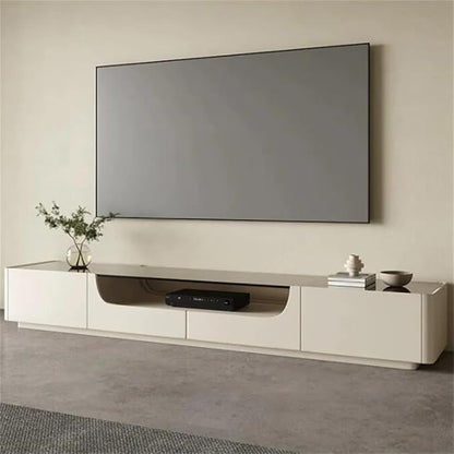 Desktop TV Station Monitor Console Shelf Desk TV Stand Cabinet Mobile TV Furniture