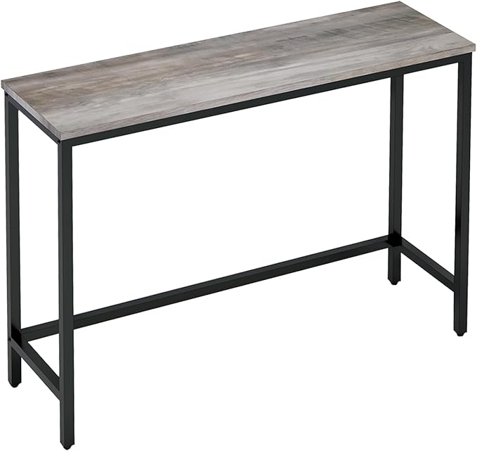 Timberer 39.4” Console Table, Hallway Entrance Table Sofa Table Behind Couch, for Living Room, Entryway, Easy Assembly, Accent Table,Grey