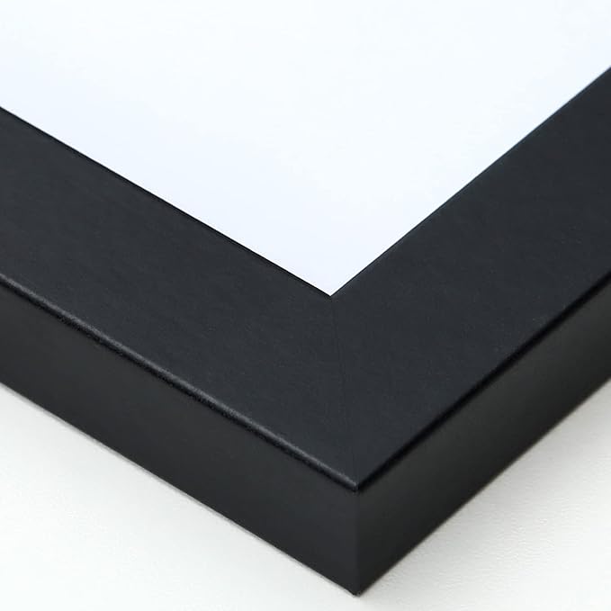 ELSKER&HOME 20x20 Picture Frame Black Set of 3, 20x20 Frames without Mat or 16x16 with Mat 3 Pack, Photo Frame Wall Mounting