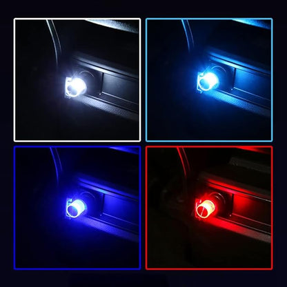 USB LED Atmosphere Light, 5V/1A 1.5W Mini USB Smart Light LED Car Interior Ambient Atmosphere Night Lamp for Cars Laptops Home Office Decoration,Yellow Light