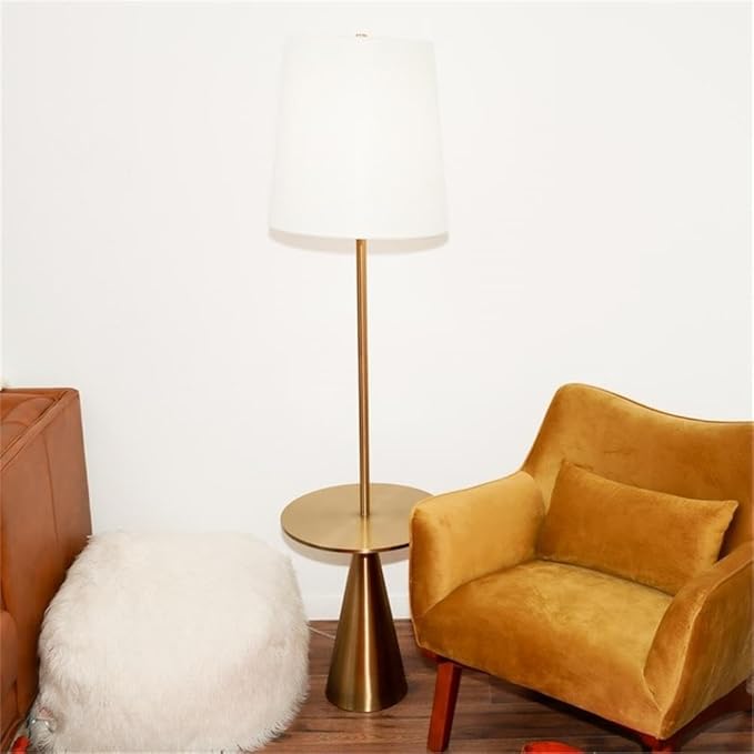 Ethereal Luminary Metal Brass Floor Lamp