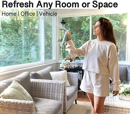 Room Fragrance Air Freshener Spray Concentrated Bathroom, Kitchen, Car, or Office Deodorizer, U.S.- Made by AP Fragrance (Spa)