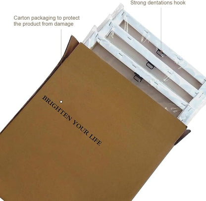 TutuBeer 1 Panel Wall Decor Beach Ocean Pictures Sunrise over the Beach Pictures Print on Canvas Seascape art Sea Photos Ocean Wall Art Stretched and Framed Ready to Hang 16" x 24"