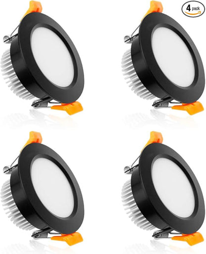 2 Inch LED Recessed Lighting, Dimmable Downlight 3W(35W Halogen Equivalent), CRI80, 5000K Daylight White Ceiling Light with LED Driver(4 Pack)
