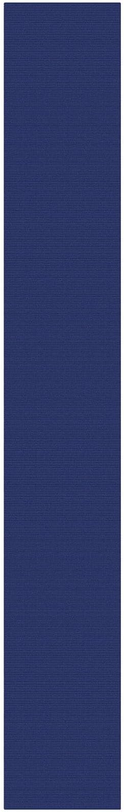 KOZYFLY Braided 2.5'x20' Runners Rugs for Hallway, Extra Long Washable Runner Rug, Woven Non Slip Kitchen Runner, Cotton Entryway Rug, Floor Carpet for Entry, Aisle, Hall, Royal Blue/Navy