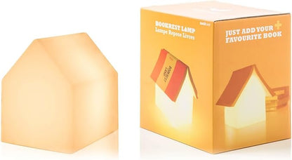 Suck UK Book Rest Lamp - House Shaped Lamp - Book House Lamps - Room Decor - LED Lights for Bedroom - Bedside Lamps - Decorative Home Accessories - Bedside Reading Night Light - Housewarming Gifts