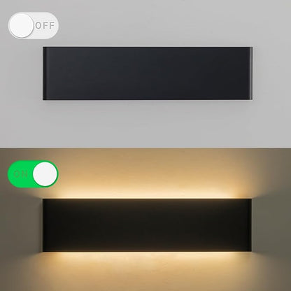 21.65 in LED Bathroom Vanity Light, Modern Black Hardwired Vanity Lights for Bathroom Over Mirror, 24W, 5 CCT Adjustable 3000K-6500K Wall Mounted Bathroom Light Fixture, 2 Pack