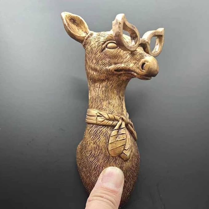 Animal Heads Wall Decor, Deer Head Wall Mount, Resin Animal Sculptures Head Wall Hanging Decoration for Family Living Room Bedroom Bathroom Kitchen Gift (Sheep)