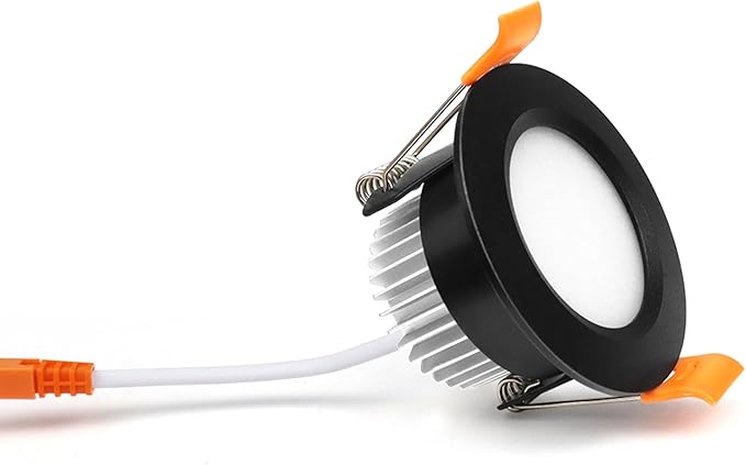 2 Inch LED Recessed Lighting, Dimmable Downlight 3W(35W Halogen Equivalent), CRI80, 3000K Warm White Ceiling Light with LED Driver(1 Pack)