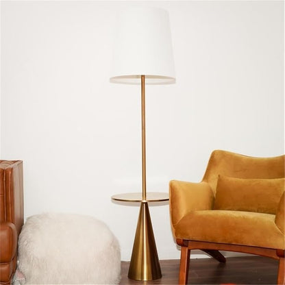 Ethereal Luminary Metal Brass Floor Lamp
