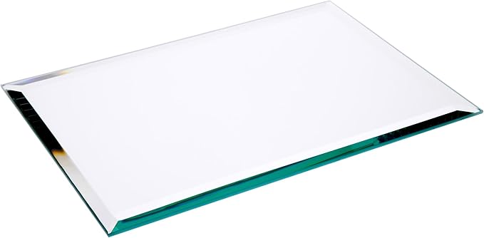 Plymor 7" x 10" Rectangle, 5mm Thick Beveled Glass Mirror