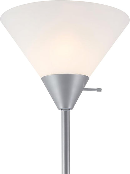Globe Electric 67150 Elliott Floor Lamp, Silver (Pack of 2)
