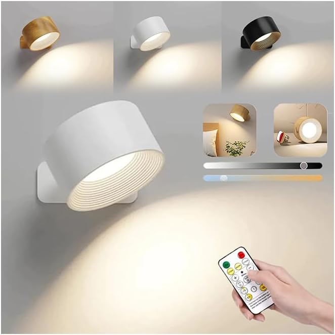 Wall Mounted Light for Cozy Home Décor with Warm Ambient Glow, Modern Accent Lighting for Bedroom Ambiance, Soft Decorative Light for Holiday Gift & Living Space Styling (White)