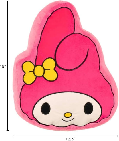 Hello Kitty & Friends My Melody Bedding Super Soft Plush Decorative Pillow, One Size, (100% Officially Licensed Product) By Franco