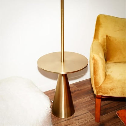 Ethereal Luminary Metal Brass Floor Lamp