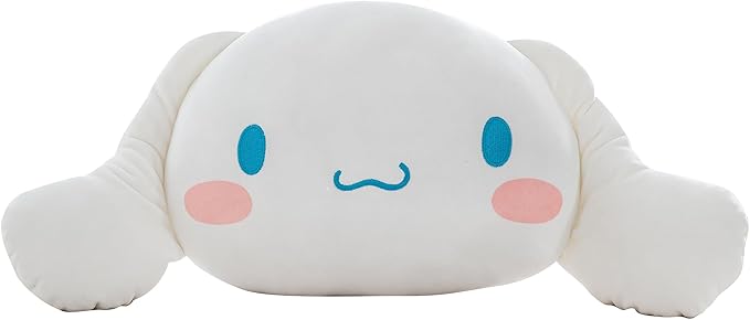 Northwest Sanrio Cinnamoroll Cloud Pillow 12" – Kawaii Stuffed Plushie, Great Gift for Anime Fans, Cartoon Character, Bedroom Decor
