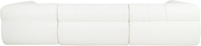 GDFStudio 122" Modern L-Shaped Sectional Sofa with Chaise Lounge,Skin-Friendly Fully Compressed Sponge Couch,High-Density Foam Cushions,Right Hand Facing,Lounge Seating for Living Room,Beige