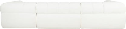 GDFStudio 122" Modern L-Shaped Sectional Sofa with Chaise Lounge,Skin-Friendly Fully Compressed Sponge Couch,High-Density Foam Cushions,Right Hand Facing,Lounge Seating for Living Room,Beige